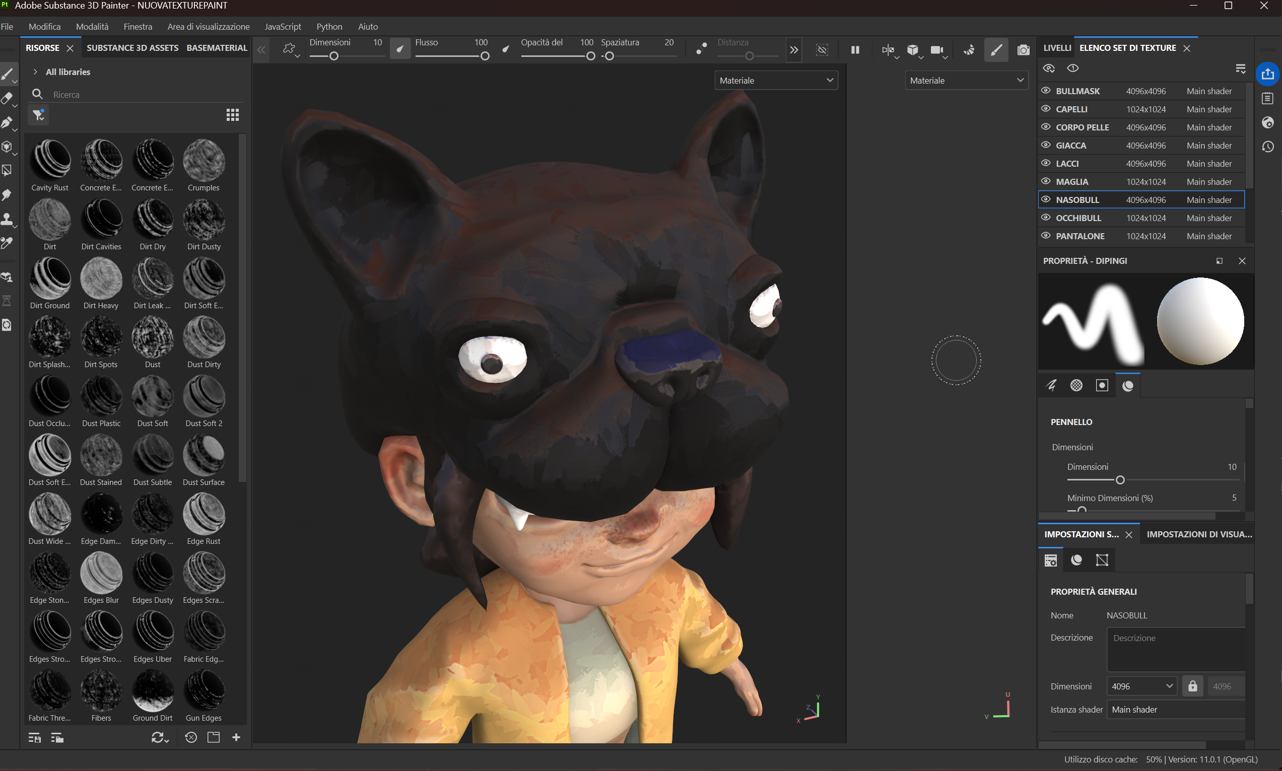 Texturing in Substance Painter